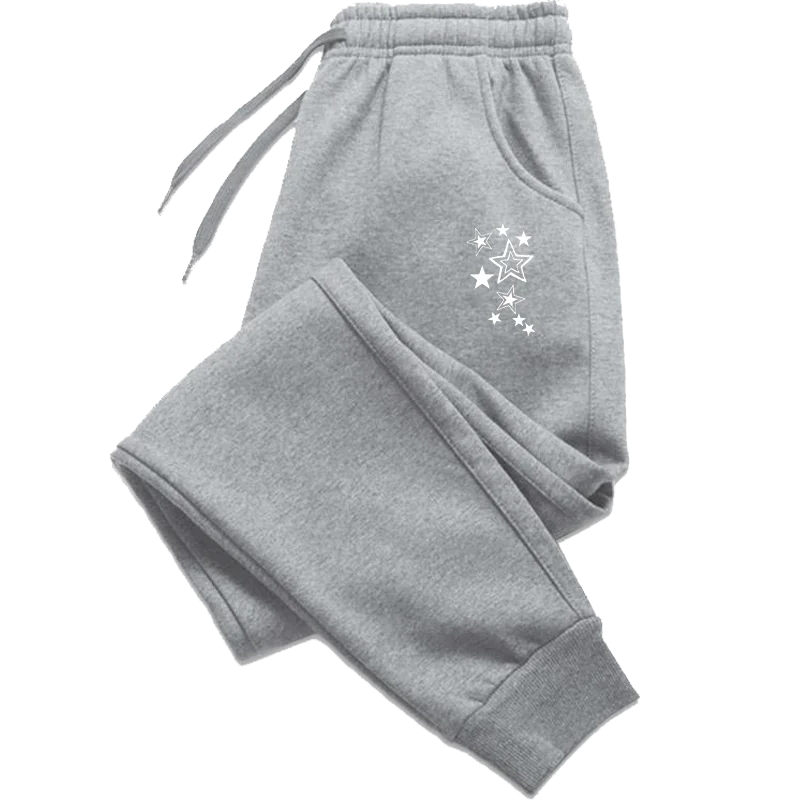 Casual Star Print Jogger Sweatpants