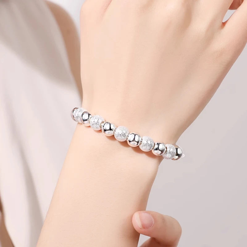 Luxury 925 Sterling Silver Adjustable Minimalist Bracelet