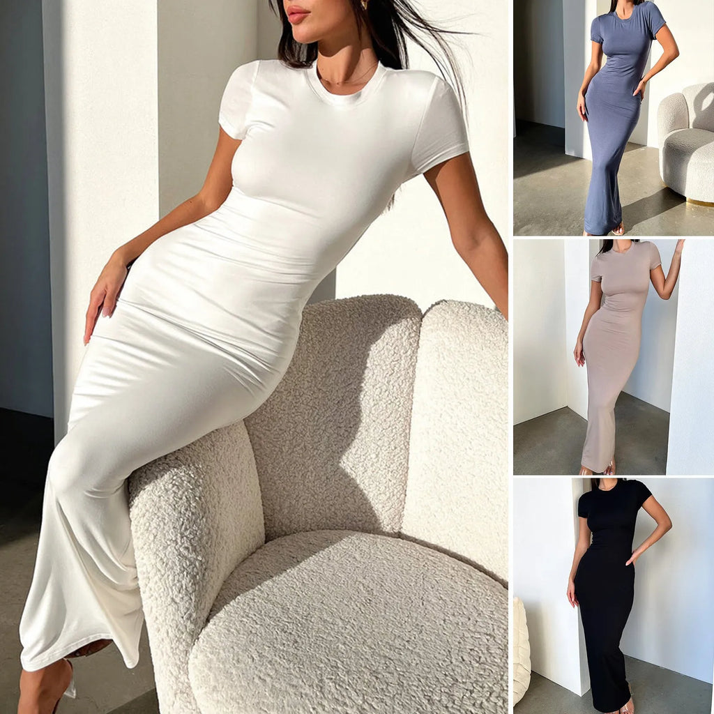 Elegant Sleeveless Bodycon Maxi Dress