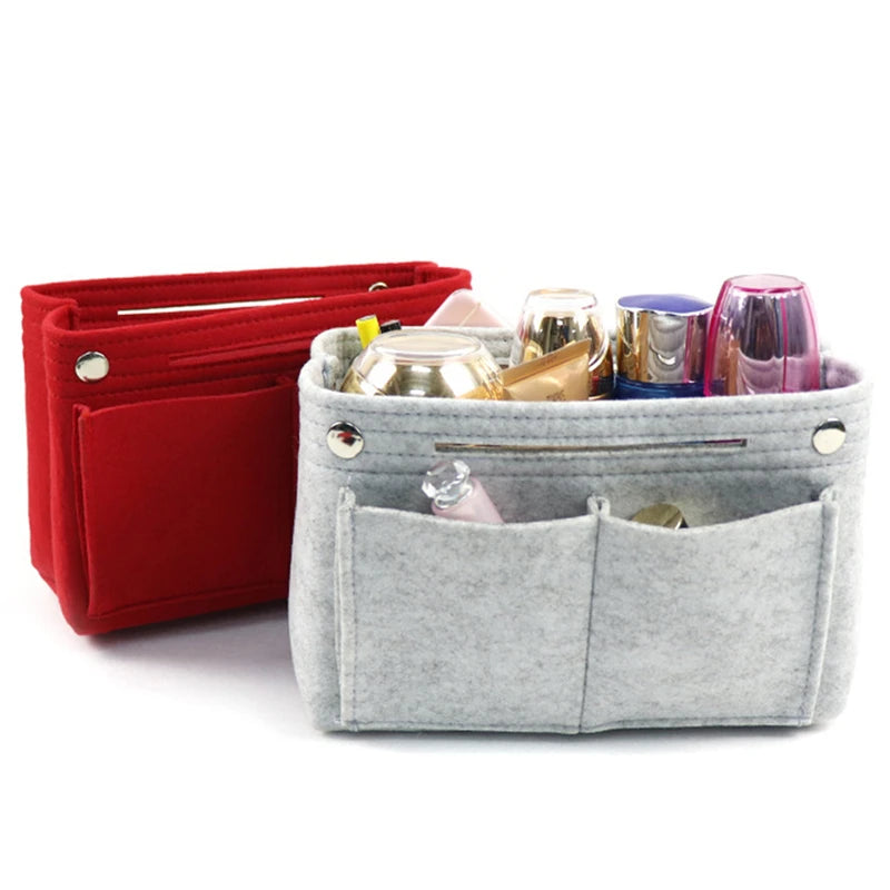 Multifunctional Inner Bag Organizer for Tote Handbags – Portable Cosmetic & Travel Storage