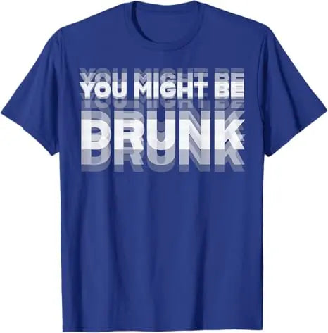 The "AeroGlow Drunk Logic" Graphic Tee – Funny Drinking Humor Summer Top