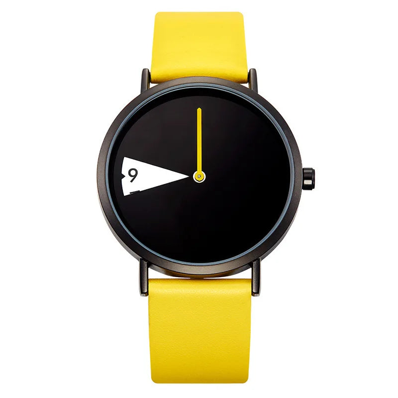 Minimalist Creative Rotating Dial Quartz Watch