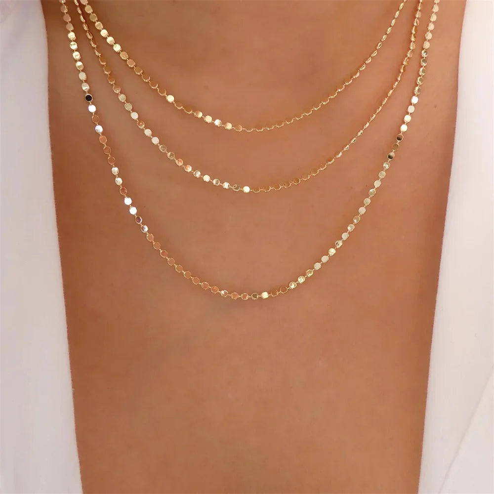 Vintage Elegant Layered Chain Pearl Necklace