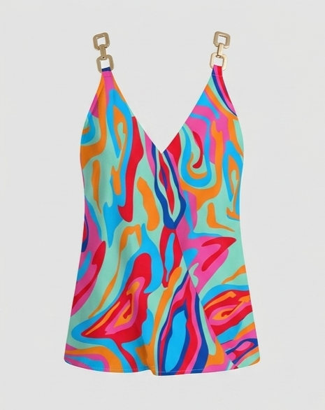 Urban Loose-Fit V-Neck Tank