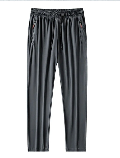 The "AeroDry" Zipper Joggers – Quick-Dry Lightweight Sports Pants