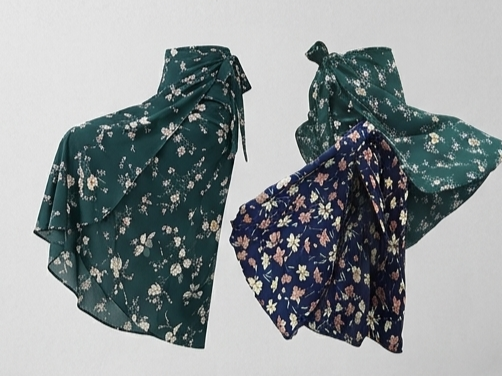 Isla Floral Wrap Maxi Skirt