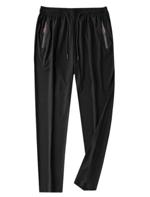 The "AeroDry" Zipper Joggers – Quick-Dry Lightweight Sports Pants
