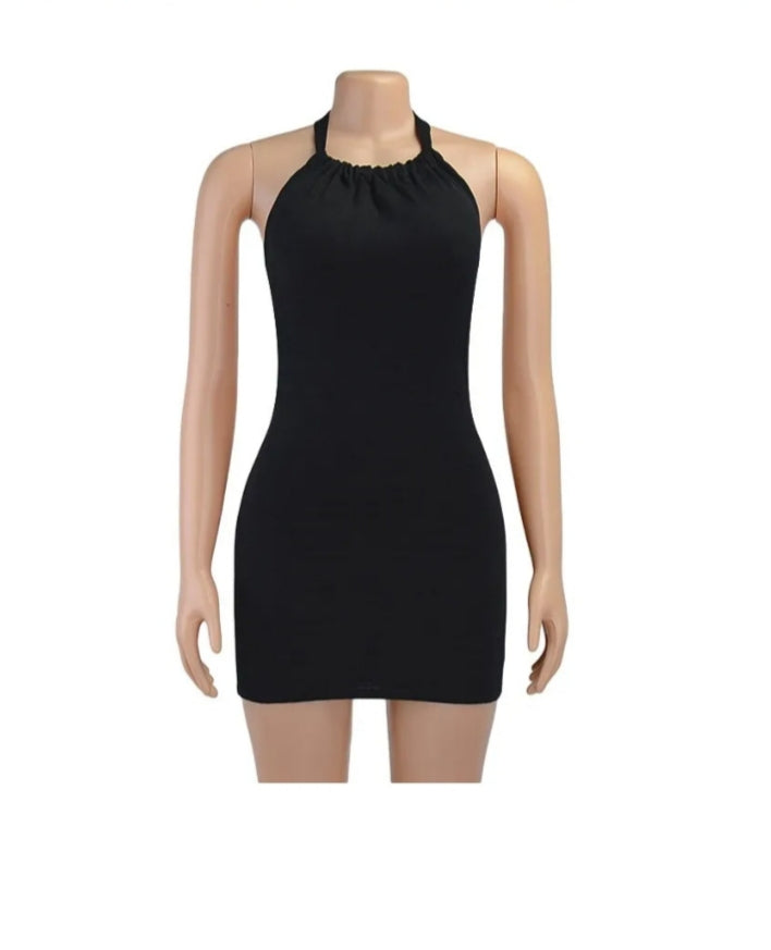 Aura Vacation Backless Mini Dress