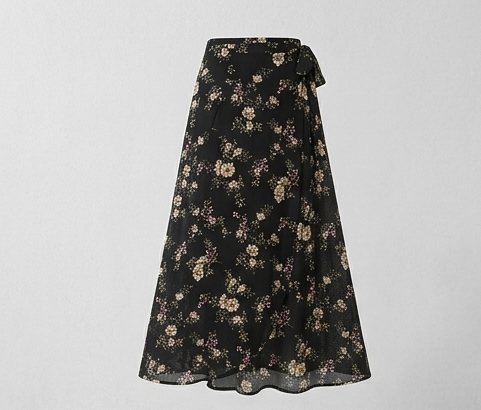 Isla Floral Wrap Maxi Skirt