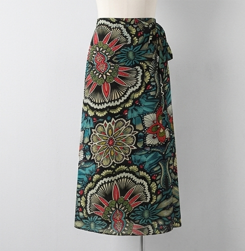 Isla Floral Wrap Maxi Skirt