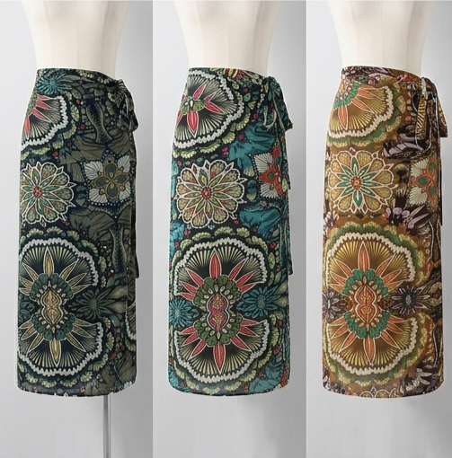 Isla Floral Wrap Maxi Skirt